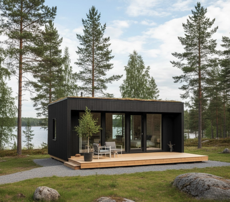 Bygg ett modernt attefallshus med bra ljusinsläpp